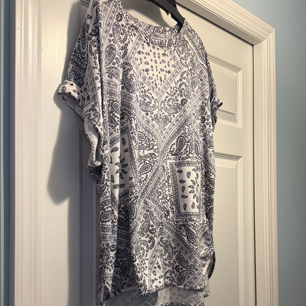 Paisley Print Women's Top